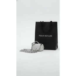 Мини-сумка кожаная белая Кейлорс I YULIA KEYLOR 